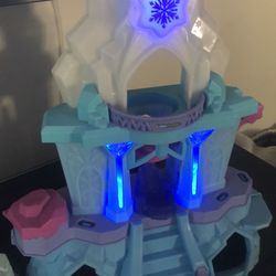 Frozen little people castle