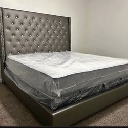 Amazing Price! Champagne Bed And Mattress Incredible Deal!! 