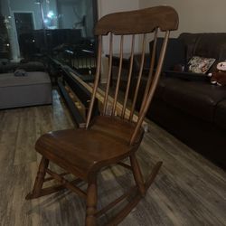 Wooden Rocking Chair -$30 OBO