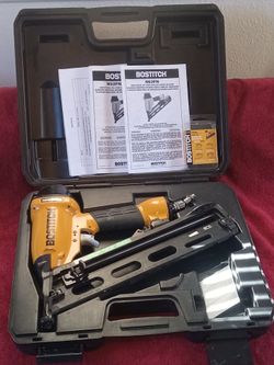 Bostitch Finish Nailer with Case and Nails