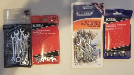 New Mini Wrench Sets, Metric and SAE