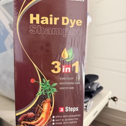 Hair dye shampoo new chestnut brown