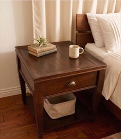 Wood End Table