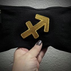 Zodiac Sign Canvas Bag- SAGITTARIUS 