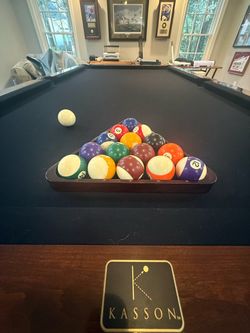 Kasson 8’ Pool Table – Ball & Claw Legs – Solid Wood – $1,500