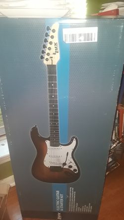Lax electric guitar and starter kit