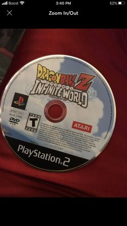 Dragon ball z infinite world Ps2