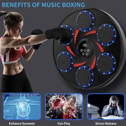 Incredible Deal!!Music Boxing Machine for Adults & Kids Colorful Light Bluetooth