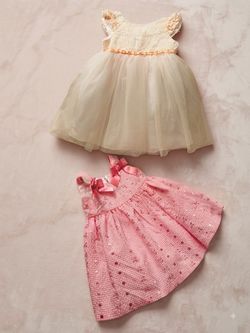 12 months -Baby Girl Dress Bundle - Tulle and Gingham Dresses NWT
