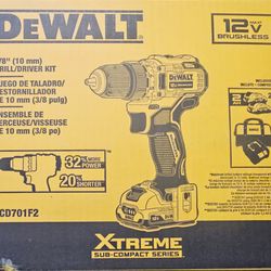 Dewalt 12v drill/driver kit