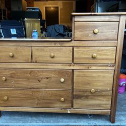 Solid Wood Dresser 