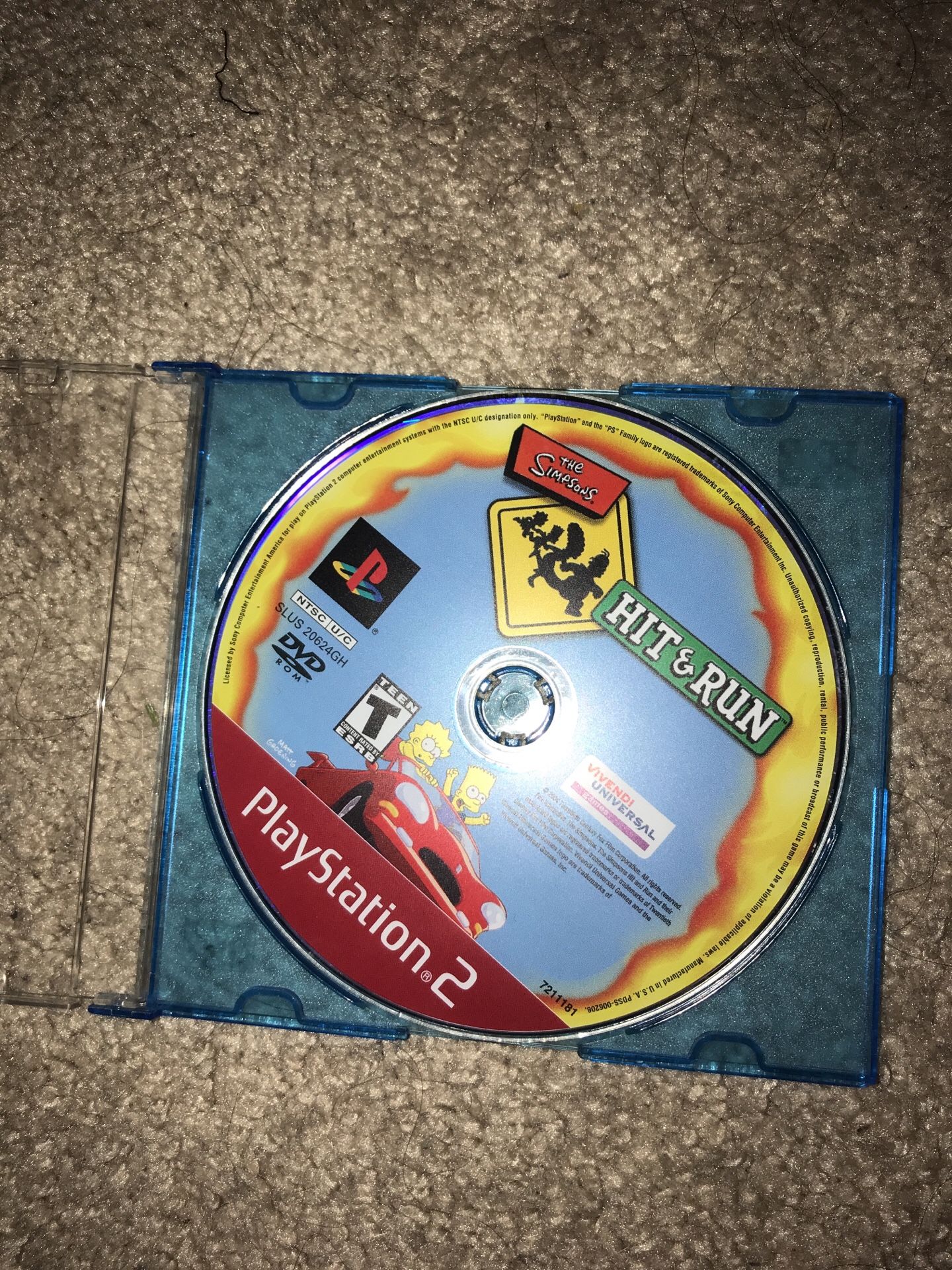 Simpson’s hit and run ps2 $10