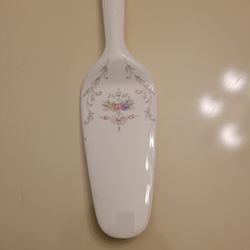 Floral China Cake Slicer Knife