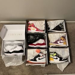 LOT Nike Air Jordan 1 & 11 XI size 10/10.5 **READ DESCRIPTION** 