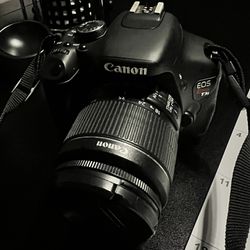 Canon T3i camera w/ 4 lenses, tripod, 2X teleconverter