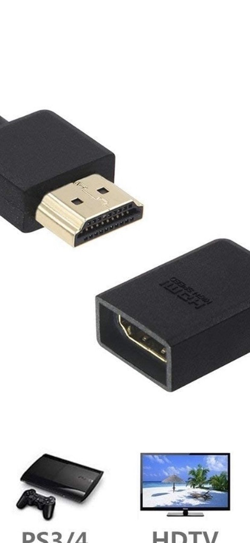 Male to Female HDMI Adapter x2