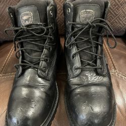Steel toe Men’s Works 8.5  Boots Good Conditions 