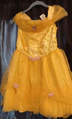 Halloween Costume Kids Disney Belle Size 6 To 8