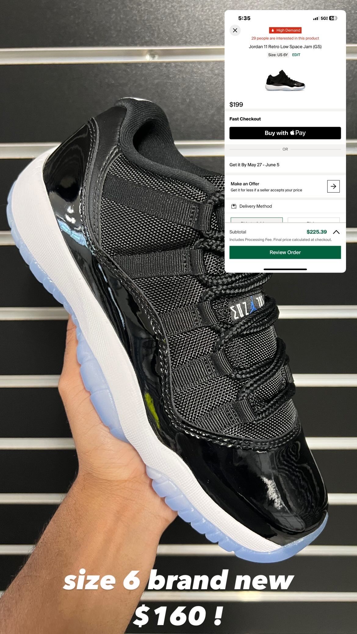space jam jordan 11 low