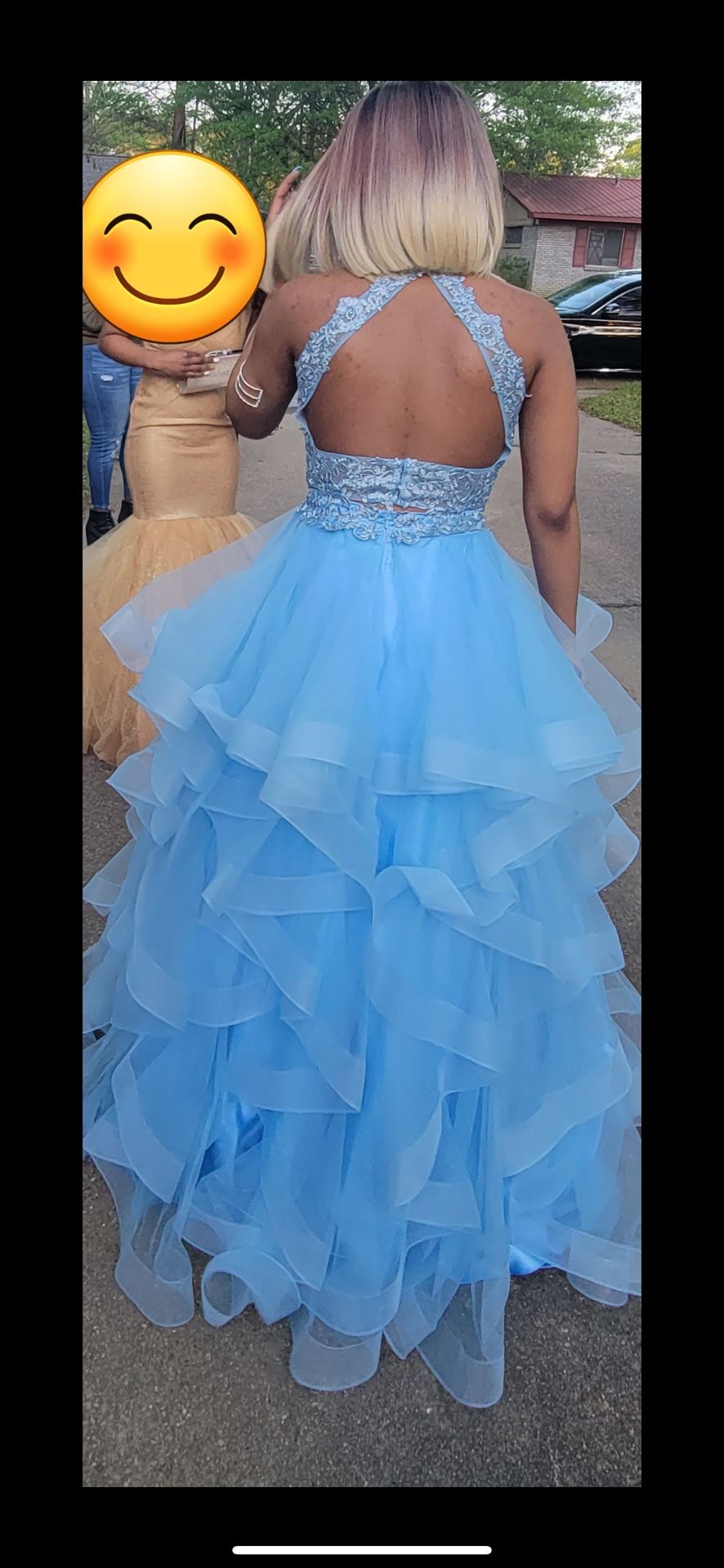 Two Piece Prom Dress