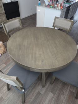 Dining table with 4 chairs