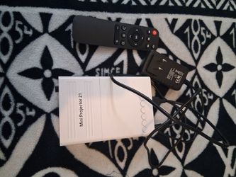 Mini projector with remote
