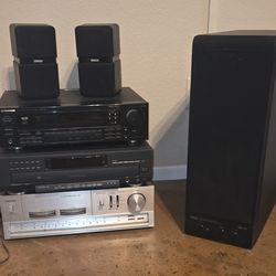 Vintage stereo equipment
