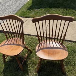 Curb Alert- Two Dining Table Chairs-FREE