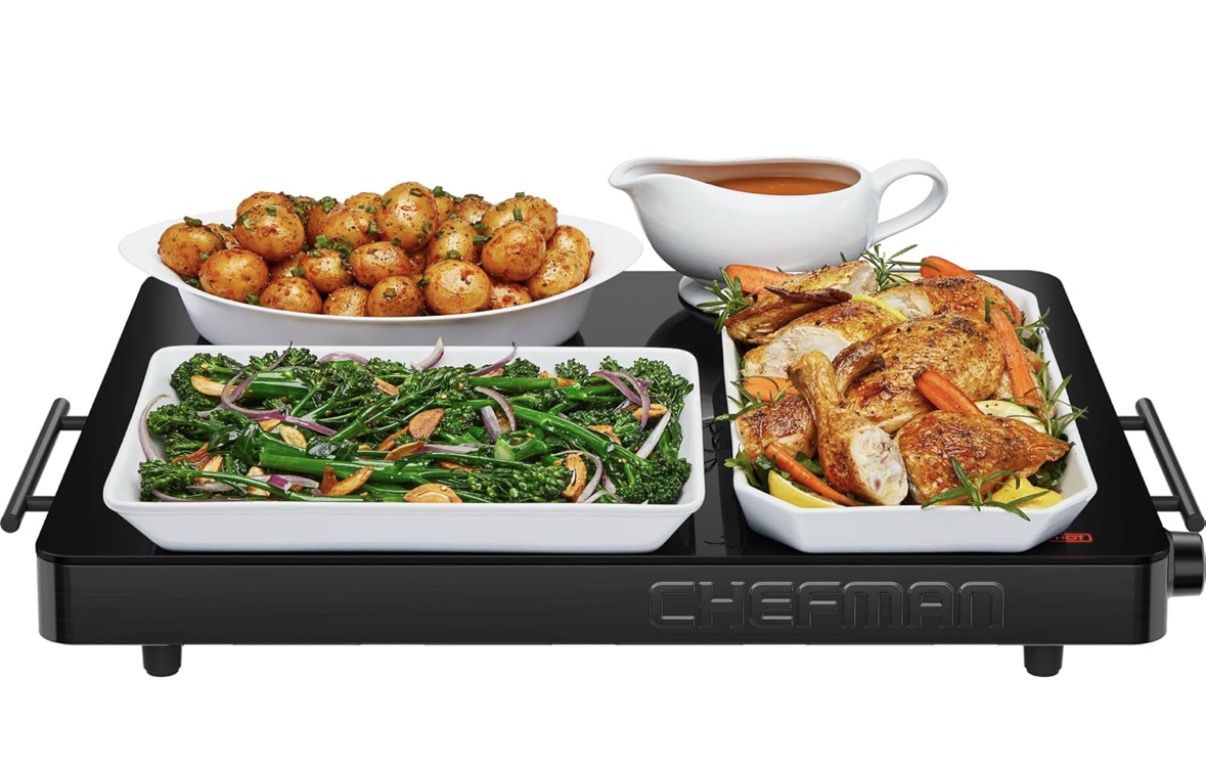 Chefman Electric Warming Tray with Adjustable Temperature Control