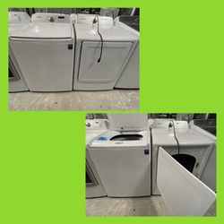 Samsung Top Load Washer And Dryer Set 