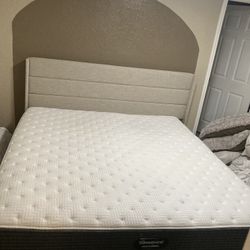 King Sized Bed With Bed Frame 