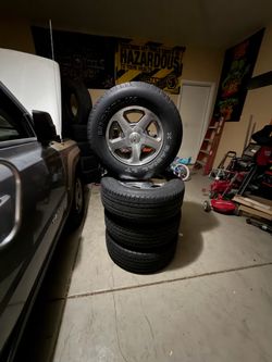 Chevy blazer stock rims and tires