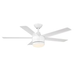 Merwry 48 in. Integrated LED Indoor White Ceiling Fan. Brand New