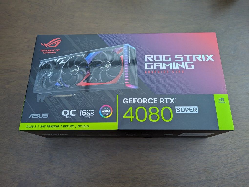 NEW! ASUS ROG STRIX NVIDIA GeForce RTX 4080 SUPER OC Edition