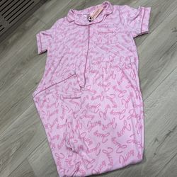 Juicy Couture Pink Ribbed Pajamas