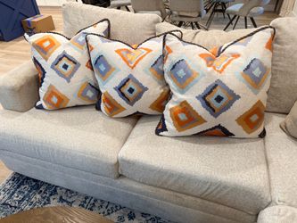 3 Restoration Hardware decorative pillows/covers