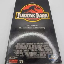 Jurassic Park (VHS, 1994) PG 13 Stereo Surround Crichton Goldblum Dern Neil USED