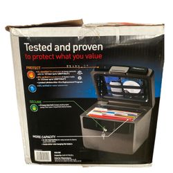 SentrySafe Waterproof Fire-Resistant Document Safe Chest w/ Keys