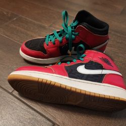 Black And Red Air Jordan Shoes