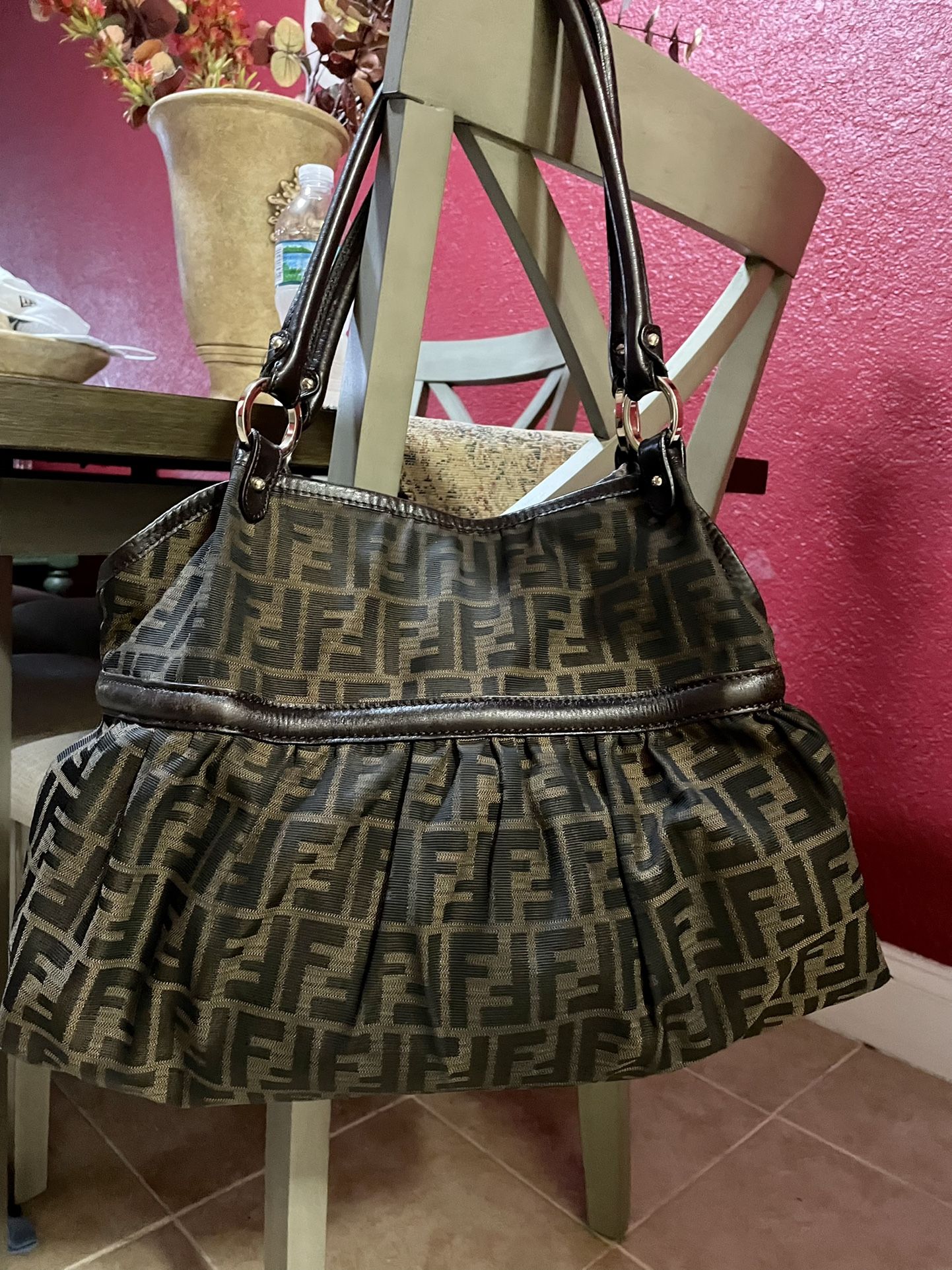 Fendi Chef Tobacco Zucca large bag 