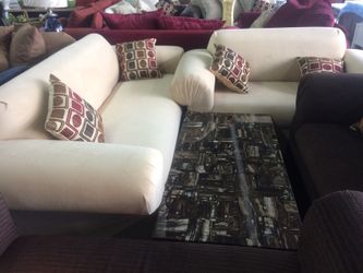 New Sofa and Loveseat
