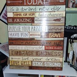 Household decor sign
