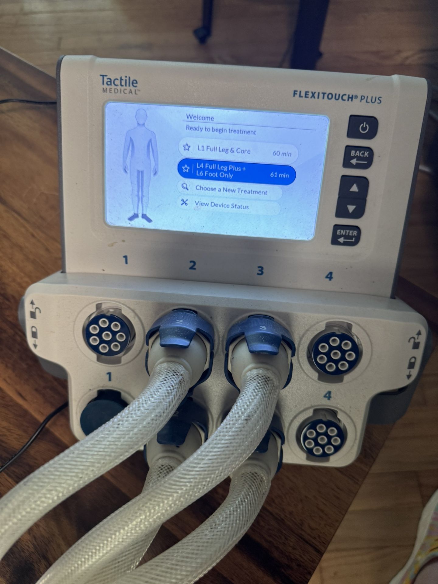 Tactile medical flexitouch Plus