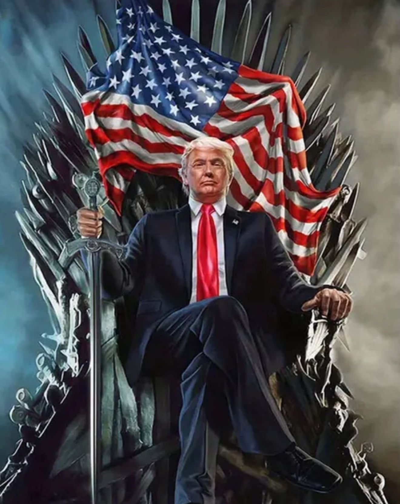President Donald Trump Canvas Poster