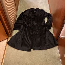 LONDON FOG Adults Women Coat 🧥 Black Sz S