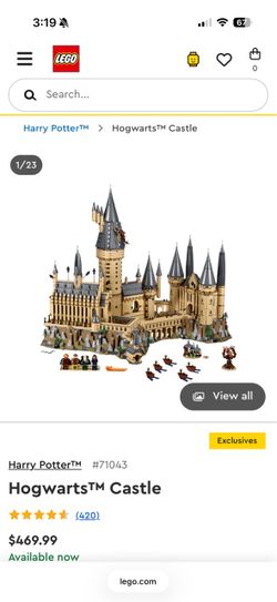 LEGO Saturn V Rocket + Hogwarts Castle (Built, Barely Used) — Selling as a Set