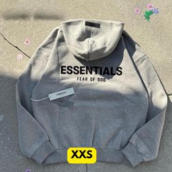 Fear of God Essentials Hoodie – Dark Oatmeal | Size XXS | Brand New