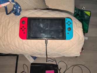Nintendo Switch Neon Red and Blue