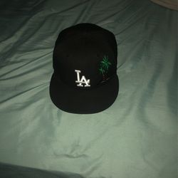LA Black Palm Tree Hat