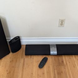 Philips Fidelio HTL7180 Sound Bar Home Theater: 4.1 Detachable Speakers, Subwoofer, Remote